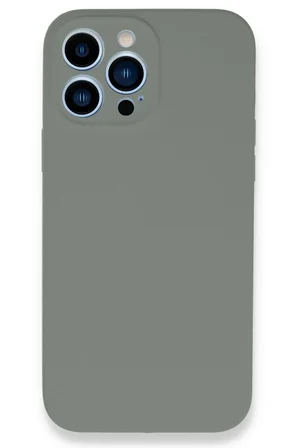 Uray store Apple iPhone 13 Pro Max Kılıf Lansman Legant Silikon - Gri
