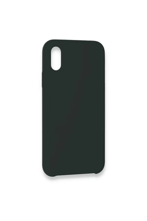 Uray store Apple iPhone XS Max Kılıf Lansman Legant Silikon - Koyu Yeşil