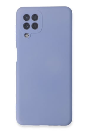 Uray store Samsung Galaxy A22 Kılıf Nano içi Kadife Silikon - Lila