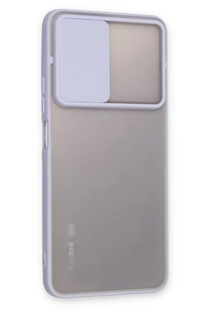 Uray store Xiaomi Redmi Note 11T Kılıf Palm Buzlu Kamera Sürgülü Silikon - Lila