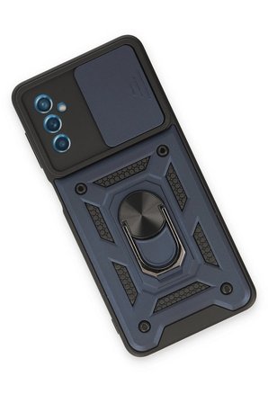 Uray store Samsung Galaxy M52 5G Kılıf Pars Lens Yüzüklü Silikon - Lacivert