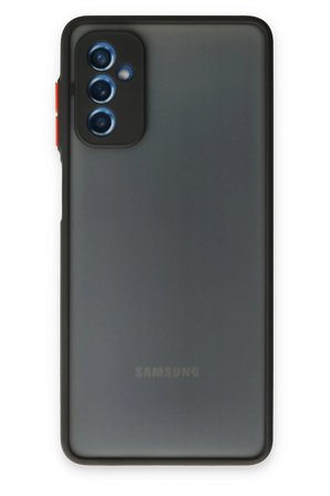 Uray store Samsung Galaxy M52 5G Kılıf Montreal Silikon Kapak - Siyah
