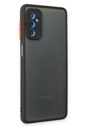 Uray store Samsung Galaxy M52 5G Kılıf Montreal Silikon Kapak - Siyah