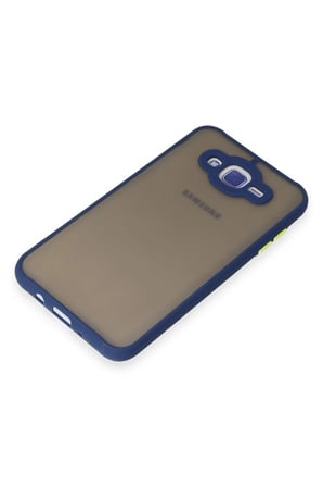 Uray store Samsung Galaxy J7 Kılıf Montreal Silikon Kapak - Lacivert