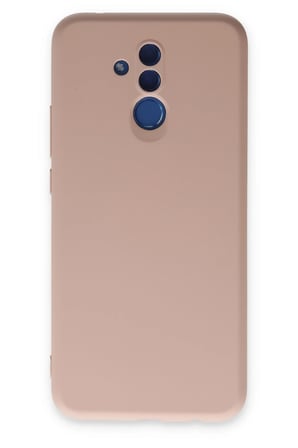 Uray store Huawei Mate 20 Lite Kılıf Nano içi Kadife Silikon - Pudra