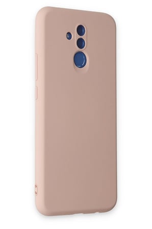 Uray store Huawei Mate 20 Lite Kılıf Nano içi Kadife Silikon - Pudra