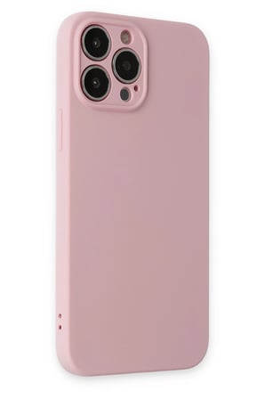 Uray store Apple iPhone 13 Pro Kılıf Nano içi Kadife Silikon - Pembe