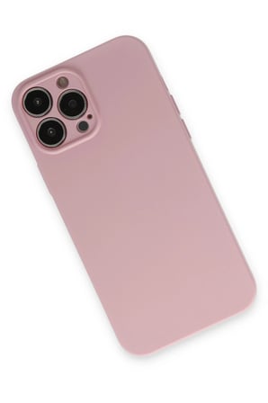 Uray store Apple iPhone 13 Pro Kılıf Nano içi Kadife Silikon - Pembe