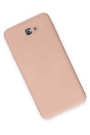 Uray store Samsung Galaxy J7 Prime Kılıf Nano içi Kadife Silikon - Pudra
