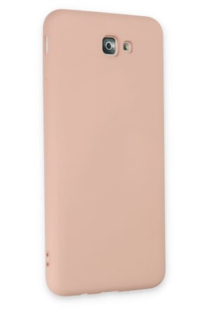 Uray store Samsung Galaxy J7 Prime Kılıf Nano içi Kadife Silikon - Pudra
