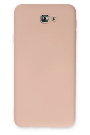 Uray store Samsung Galaxy J7 Prime Kılıf Nano içi Kadife Silikon - Pudra