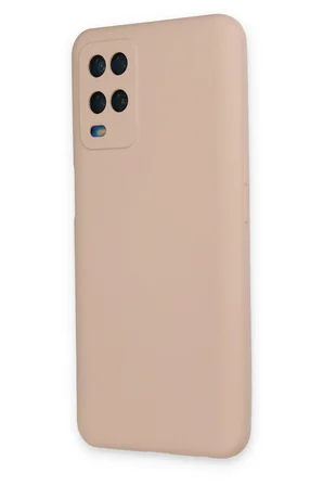 Uray store Oppo A54 4G Kılıf Nano içi Kadife Silikon - Pudra