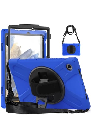 Uray store Samsung Galaxy X200 Tab A8 10.5 Kılıf Amazing Tablet Kapak - Mavi