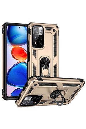 Uray store Xiaomi Redmi Note 11 Pro Plus 5G Kılıf Sofya Yüzüklü Silikon Kapak - Gold