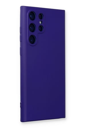 Uray store Samsung Galaxy S22 Ultra Kılıf Nano içi Kadife Silikon - Mor