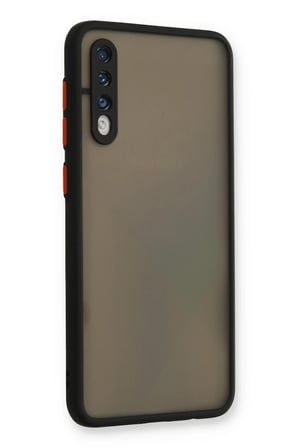Uray store Samsung Galaxy A30S Kılıf Montreal Silikon Kapak - Siyah