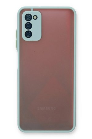 Uray store Samsung Galaxy A03S Kılıf Montreal Silikon Kapak - Turkuaz