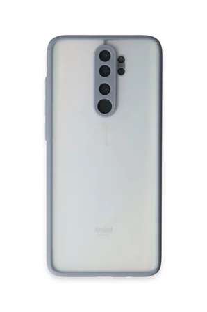 Uray store Xiaomi Redmi Note 8 Pro Kılıf Montreal Silikon Kapak - Gri