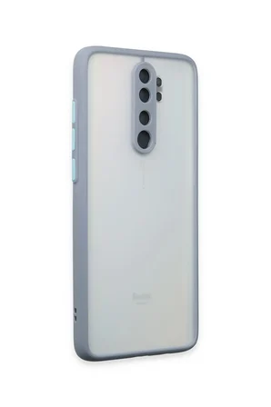Uray store Xiaomi Redmi Note 8 Pro Kılıf Montreal Silikon Kapak - Gri