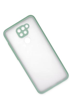 Uray store Xiaomi Redmi Note 9 Kılıf Montreal Silikon Kapak - Turkuaz