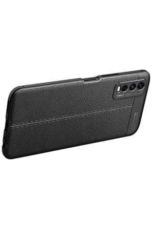 Uray store Vivo Y11S Kılıf Auto Focus Kapak - Siyah