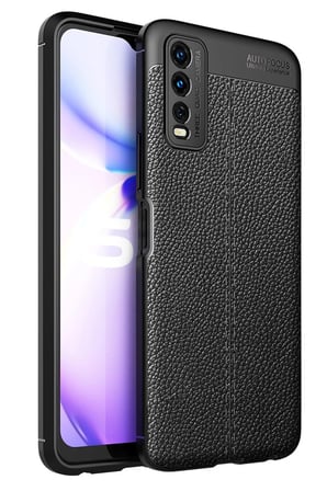 Uray store Vivo Y11S Kılıf Auto Focus Kapak - Siyah