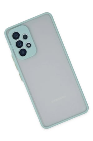 Uray store Samsung Galaxy A13 4G Kılıf Montreal Silikon Kapak - Turkuaz