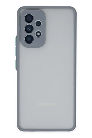 Uray store Samsung Galaxy A53 5G Kılıf Montreal Silikon Kapak - Gri