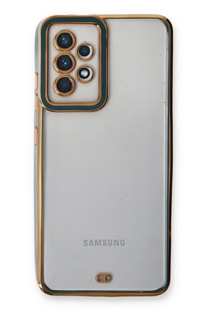 Uray store Samsung Galaxy A33 5G Kılıf Liva Lens Silikon - Yeşil