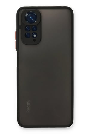 Uray store Xiaomi Redmi Note 11 Kılıf Montreal Silikon Kapak - Siyah