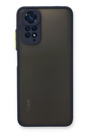 Uray store Xiaomi Redmi Note 11 Kılıf Montreal Silikon Kapak - Lacivert