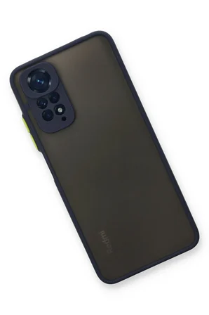 Uray store Xiaomi Redmi Note 11 Pro Kılıf Montreal Silikon Kapak - Lacivert