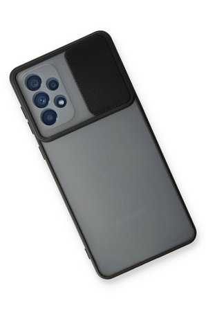 Uray store Samsung Galaxy A73 5G Kılıf Palm Buzlu Kamera Sürgülü Silikon - Siyah