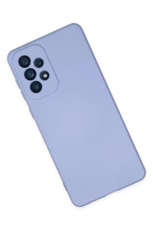 Uray store Samsung Galaxy A23 4G Kılıf Nano içi Kadife Silikon - Lila