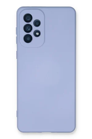 Uray store Samsung Galaxy A53 5G Kılıf Nano içi Kadife Silikon - Lila