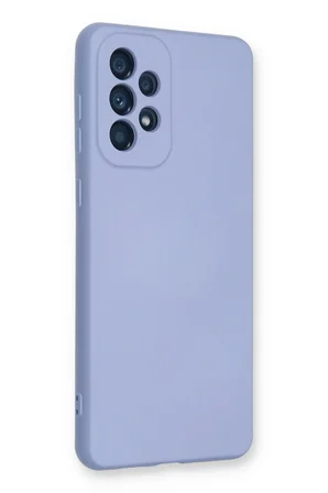 Uray store Samsung Galaxy A53 5G Kılıf Nano içi Kadife Silikon - Lila