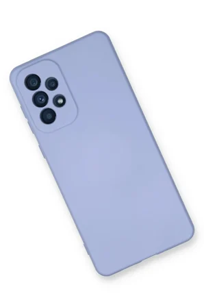 Uray store Samsung Galaxy A53 5G Kılıf Nano içi Kadife Silikon - Lila