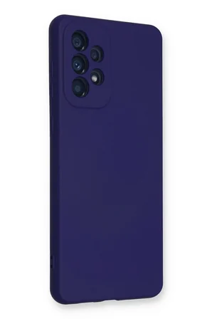Uray store Samsung Galaxy A53 5G Kılıf Nano içi Kadife Silikon - Mor