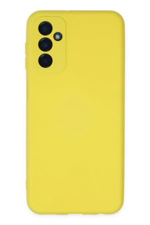 Uray store Samsung Galaxy M23 Kılıf Nano içi Kadife Silikon - Sarı
