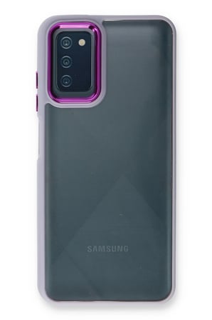 Uray store Samsung Galaxy A03S Kılıf Dora Kapak - Lila