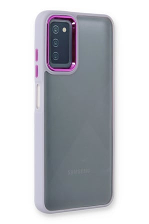 Uray store Samsung Galaxy A03S Kılıf Dora Kapak - Lila