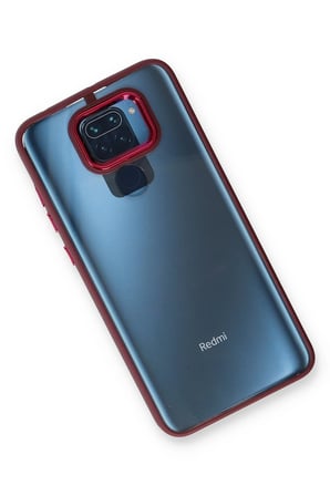 Uray store Xiaomi Redmi Note 9 Kılıf Dora Kapak - Kırmızı