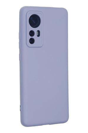 Uray store Xiaomi Mi 12 Kılıf Nano içi Kadife Silikon - Lila