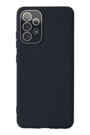 Uray store Samsung Galaxy A33 5G Kılıf Lansman Glass Kapak - Lacivert