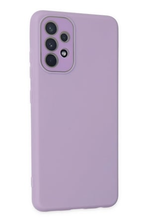 Uray store Samsung Galaxy A33 5G Kılıf Lansman Glass Kapak - Lila