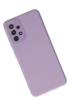 Uray store Samsung Galaxy A33 5G Kılıf Lansman Glass Kapak - Lila