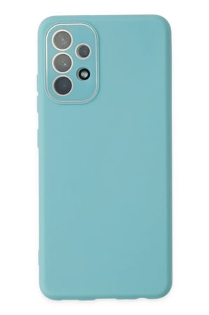 Uray store Samsung Galaxy A53 5G Kılıf Lansman Glass Kapak - Turkuaz