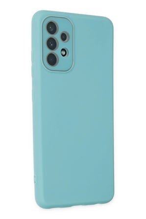 Uray store Samsung Galaxy A53 5G Kılıf Lansman Glass Kapak - Turkuaz