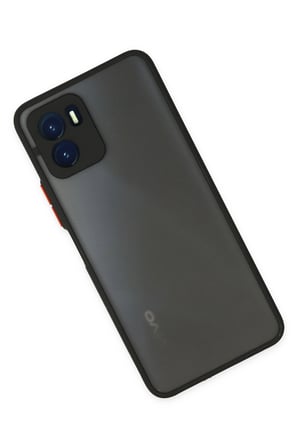 Uray store Vivo Y15S Kılıf Montreal Silikon Kapak - Siyah