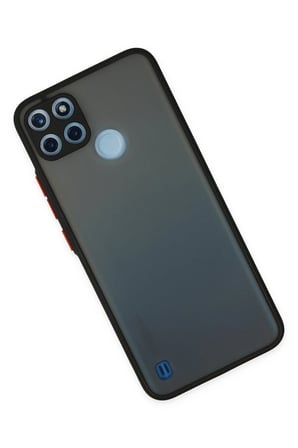 Uray store Realme C21Y Kılıf Montreal Silikon Kapak - Siyah